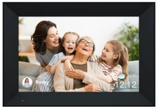 NEW AEEZO 10.1 Inch Large Digital Picture Frame Canupdog WiFi Touch Photo 32GB