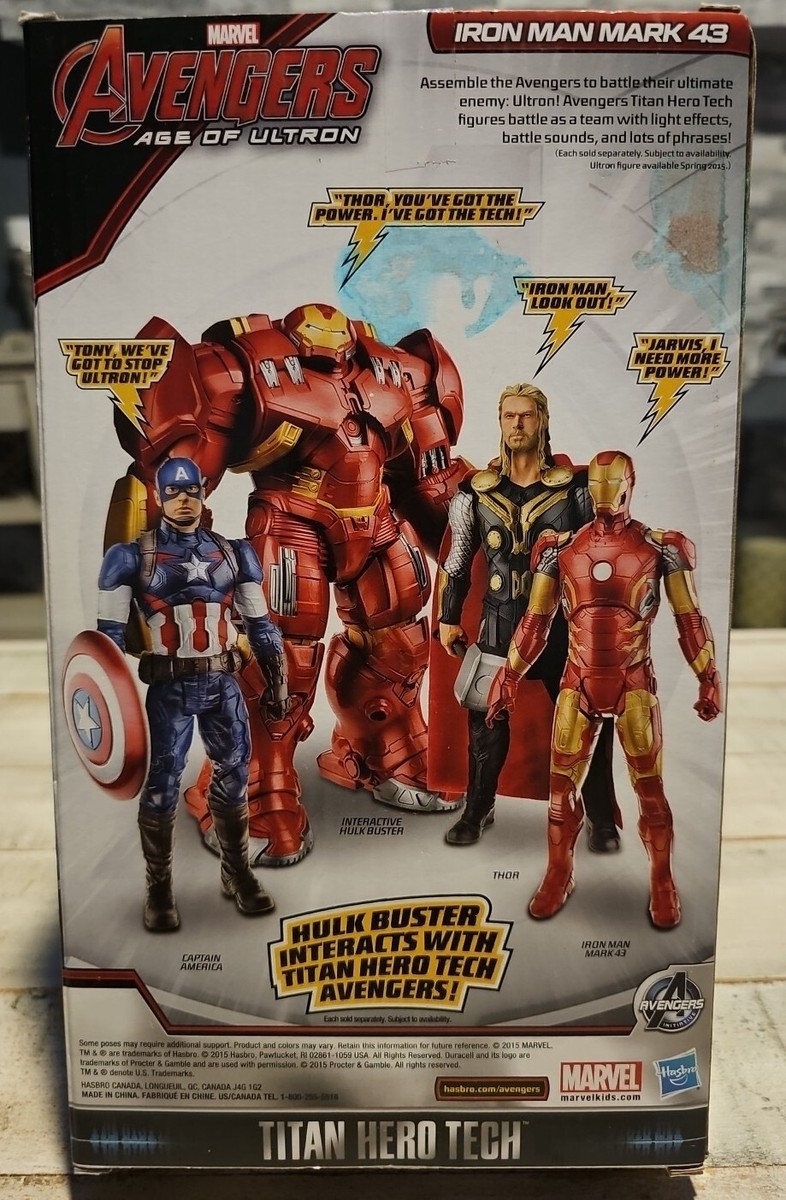 NEW Marvel TITAN HERO TECH Avengers Age of Ultron IRON MAN