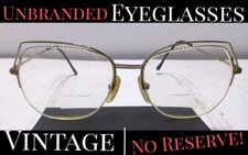   VINTAGE  1960's Unbranded Eyeglasses - Art Deco Secretary Style