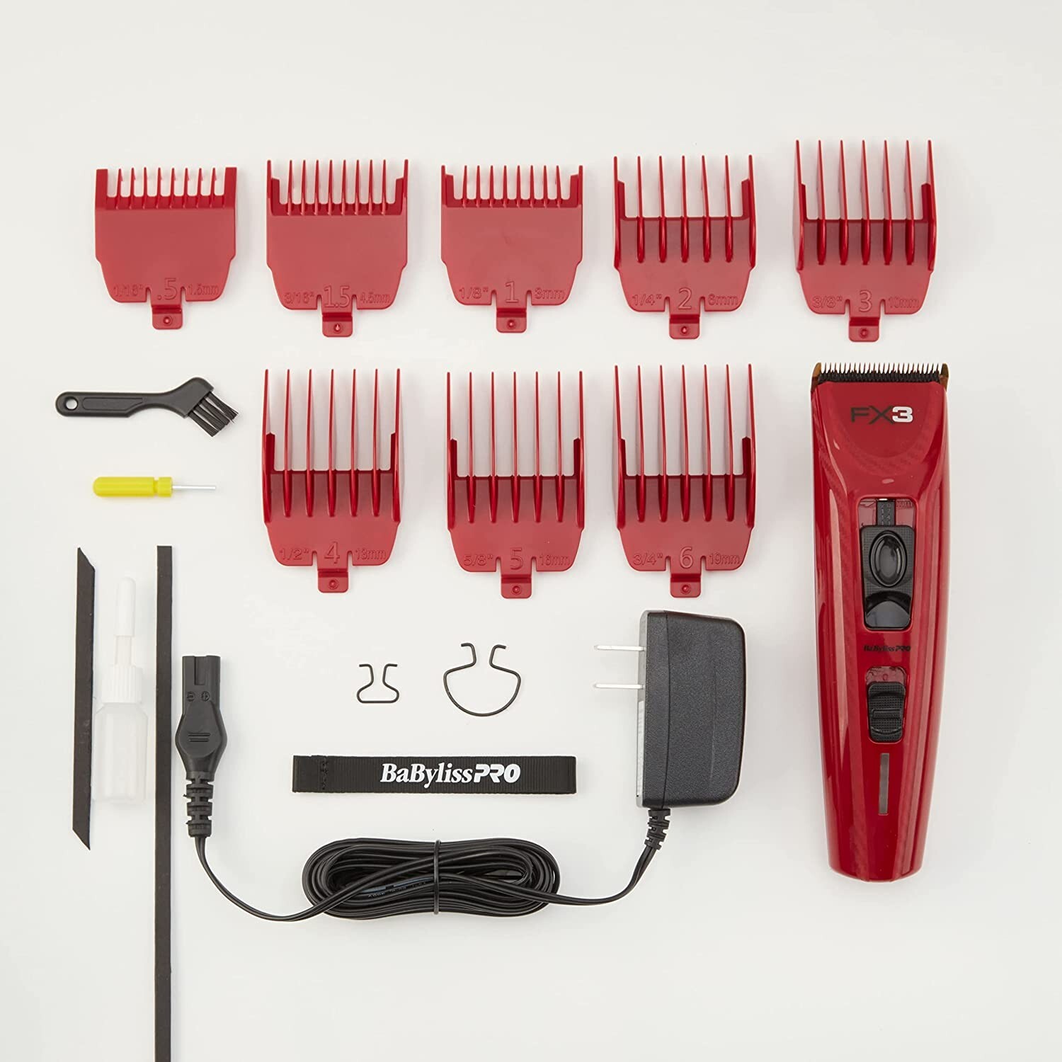 Buy Babyliss Pro FX3 Red Ferrari Designed Cordless Adjustable Clipper