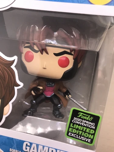 FUNKO POP !  MARVEL X-MEN GAMBIT  554  2020 ECCC Shared Exclusive 