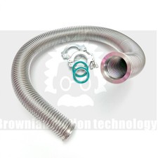 KF40 NW40 bellow hose vacuum coupling corrugated hose clamp sets 100mm to 4000mm