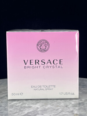 Versace Bright Crystal Eau De Toilette-1.7 oz (NIB)