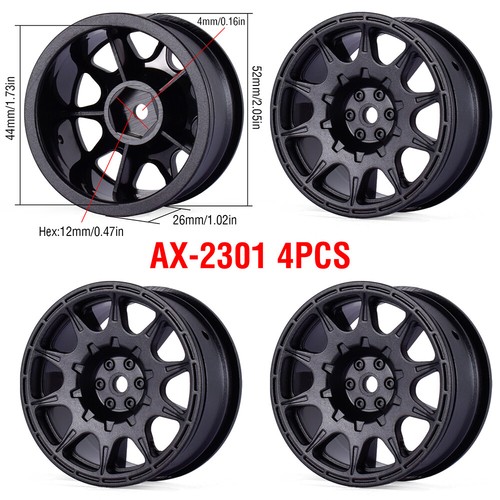 12mm Hex RC Wheels Tires 1/10 for Rally Racing Car Tamiya TT02 Traxxas HSP HPI - Picture 27 of 38