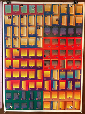 ELVIS PRESLEY COLLECTION 1 Full Uncut Sheet of 100 Trading Cards