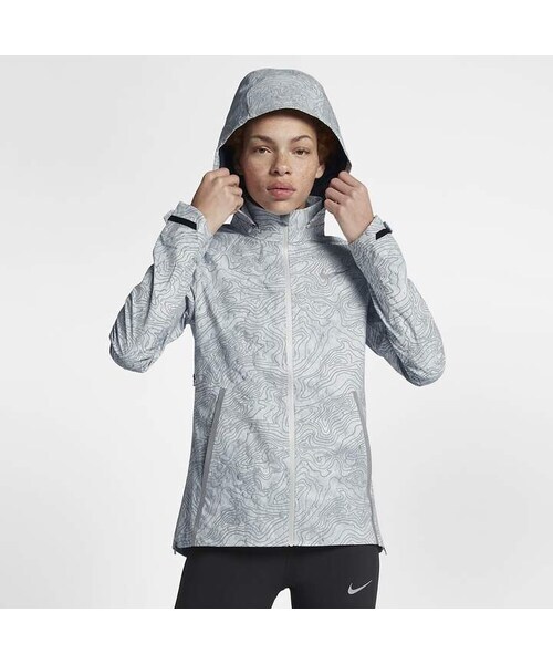 Nike Women's AeroShield Reflective Jacket Grey Sz M 876833-065 | eBay