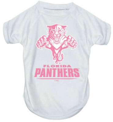 FLORIDA PANTHERS DOG CAT PET PERFORMANCE T-SHIRT PINK TEE