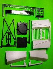 Mack DM800 Heavy Duty 1/25 hood grill fenders chrome bumper semi big rig tractor
