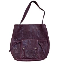 Sundance Burgundy “wild Trails Bag” Handbag Tote Hobo Bag Leather
