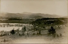 Air Aerial View Mills at Bradford VT RPPC Real Photo Postcard D20