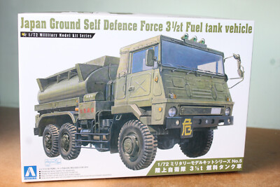 AOSHIMA 1:72 JAPAN GROUND SELF DEFENSE FORCE 3,5 TON TANKER MODEL KIT 007952