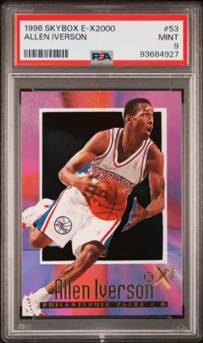 1996-97 SkyBox E-X2000 Allen Iverson #53 PSA 9 MINT MS581