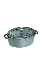 Staub Oval Cocotte, Graphite Grey, 8.5 Qt. - Graphite Grey, New, Free Shipping on sale Staub Oval Cocotte, Graphite Grey, 8.5 Qt. - Graphite Grey, New, Free Shipping on sale