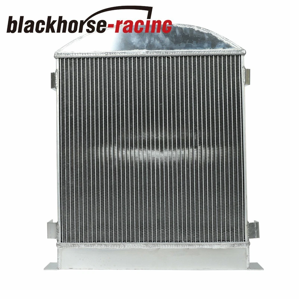 Radiator Aluminum 3Row 17"High For 1932 Ford Low-Boy Chop Hot Rod w/Chevy Engine - Image 4 of 4