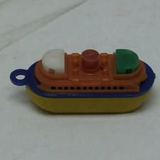Vintage Lional Puzzle Boat Key Chain Charm Plastic Made in USA