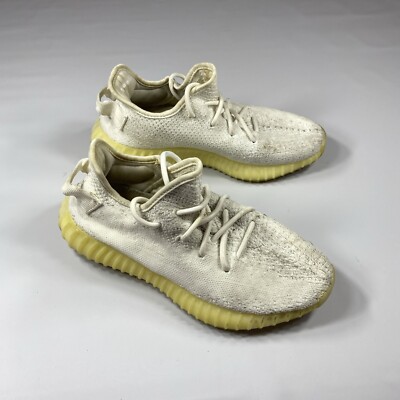 Adidas Yeezy Boost 350 V2 Low Cream White / Triple White Shoes Size 7.5