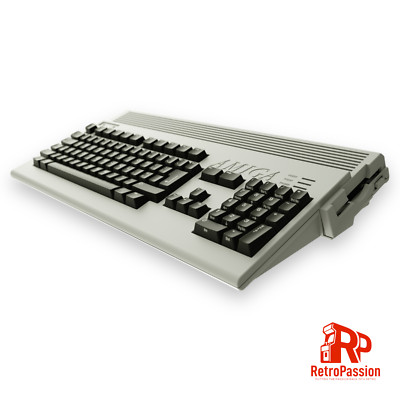 Amiga A1200 White Case inc Black Keycap Combo UK Layout