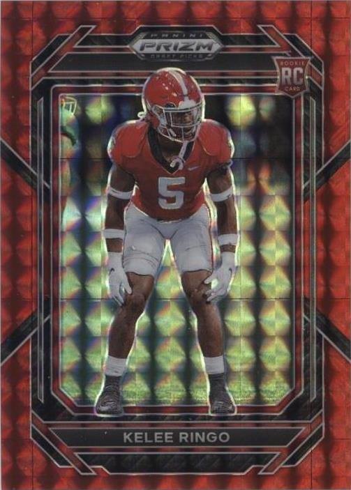 2023 Panini Prizm Draft Picks - Kelee Ringo #176 Red Finite Prizm /125 ...
