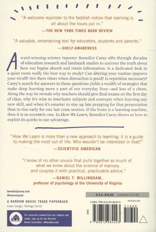 Thumbnail - Benedict Carey | How We Learn | Taschenbuch | Englisch (2015) | 253 S.