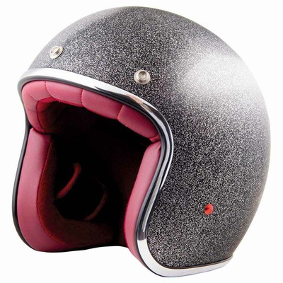 Casco Jet Custom STORMER PEARL SPANGLE BLACK GLITTER | eBay