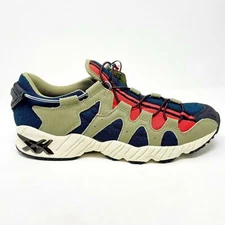 Asics Tiger Gel-Mai Dark Ocean Aloe Green Mens Running Shoes 1193A042 400