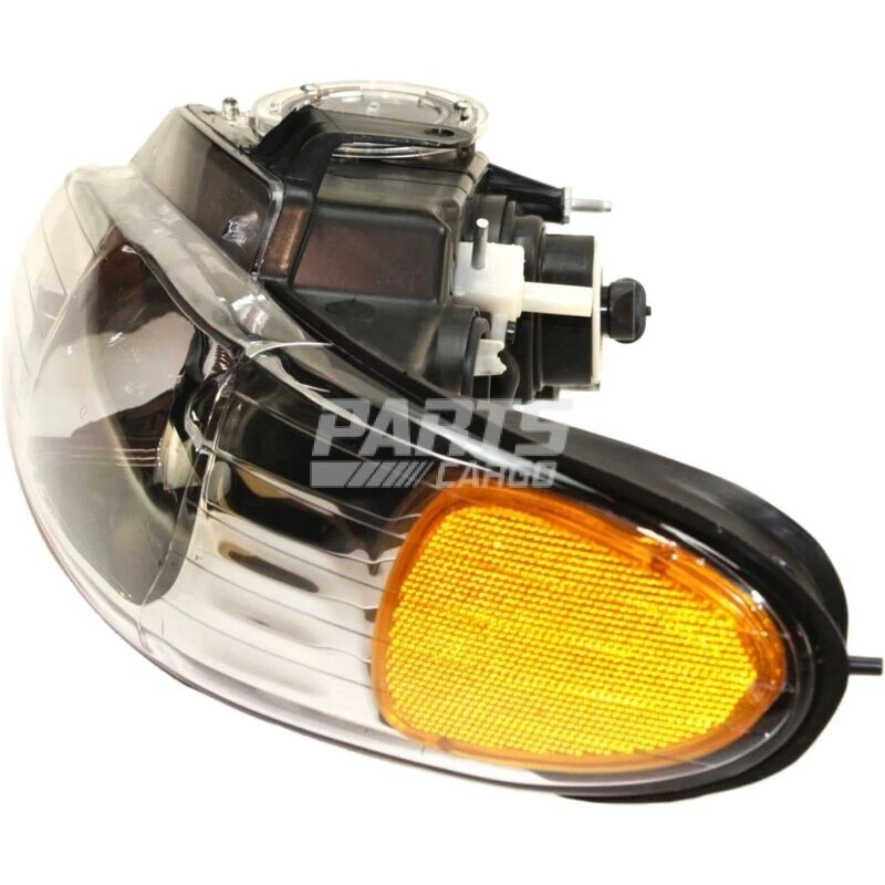 Novo conjunto de lâmpada de cabeça LH e RH com lâmpadas quádruplas para 1996-99 Chrysler Town & Country - Imagem 3 de 4