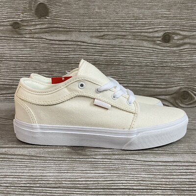 Vans Pro Youth Chukka Low Marshmallow Natural White Low Top Sneakers Size 4  NWOB | eBay