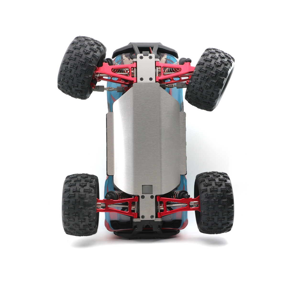 Stainless Steel Skid Plate Chassis Armor Protector for 16207 16208