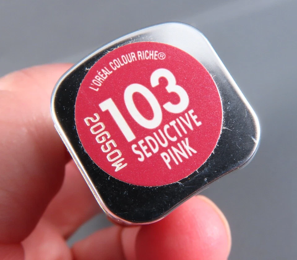 LOREAL PARIS Colour Riche Lipstick 103 SEDUCTIVE PINK .13oz 3.6g RARE HTF - Image 3 of 4