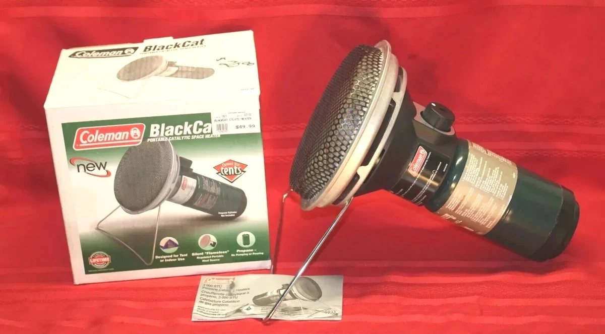 Coleman BlackCat Portable Catalytic Space Heater Camp 5033-700 Made in USA  | eBay