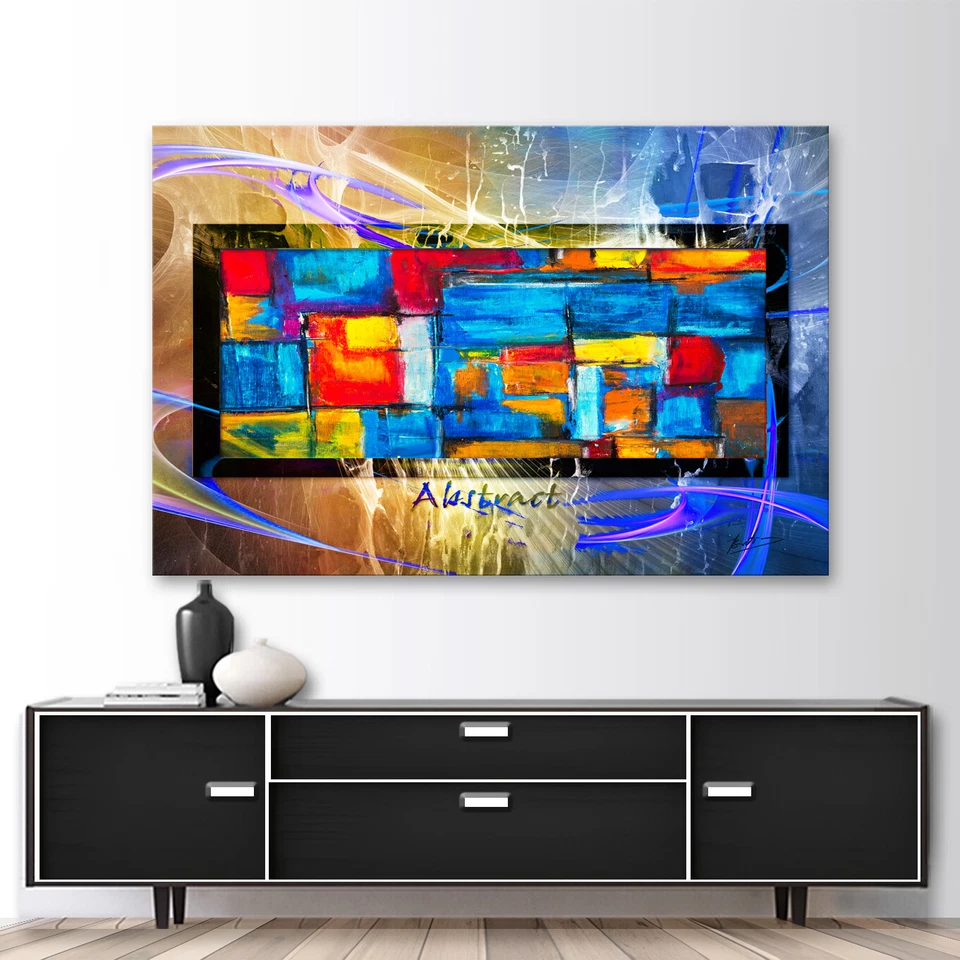 Leinwand Bild Abstrakt Wandbilder XXL Bilder Modern Kunst Max. 150x100x4cm 2201A - Bild 2 von 4