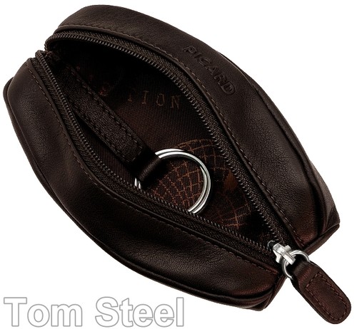 Estuche para llaves de cuero PICARD bolsa para llaves estuche para llaves funda carpeta bolso NUEVO - Imagen 4 de 5