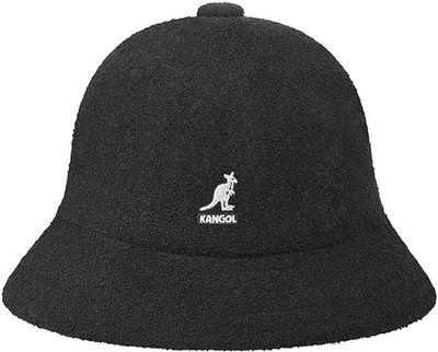 Kangol Men's, Women  Bermuda Casual Bucket Hat, Black, X-Large