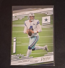 Dak Prescott 2021 Panini Prestige Football Base Set #9 Dallas Cowboys