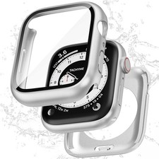 2 in 1 Waterproof Case for Apple Watch 40mm with Tempered Glass Screen Protector