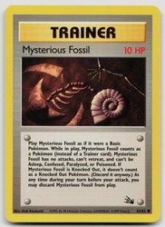 Mysterious Fossil 62/62 Fossil Unlimited Common Trainer