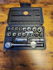 ACE “Professional” 3/8 Drive Socket Set Chrome SAE and Metric w/kobalt rachet