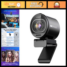 4K Streaming Webcam with Sony Sensor, PDAF Autofocus, Ideal for Gaming  Video C