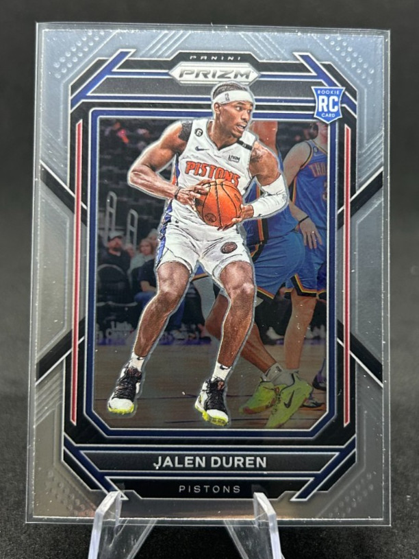 Jalen Duren 2022-23 NBA Panini Prizm Base Rookie RC #239 Pistons