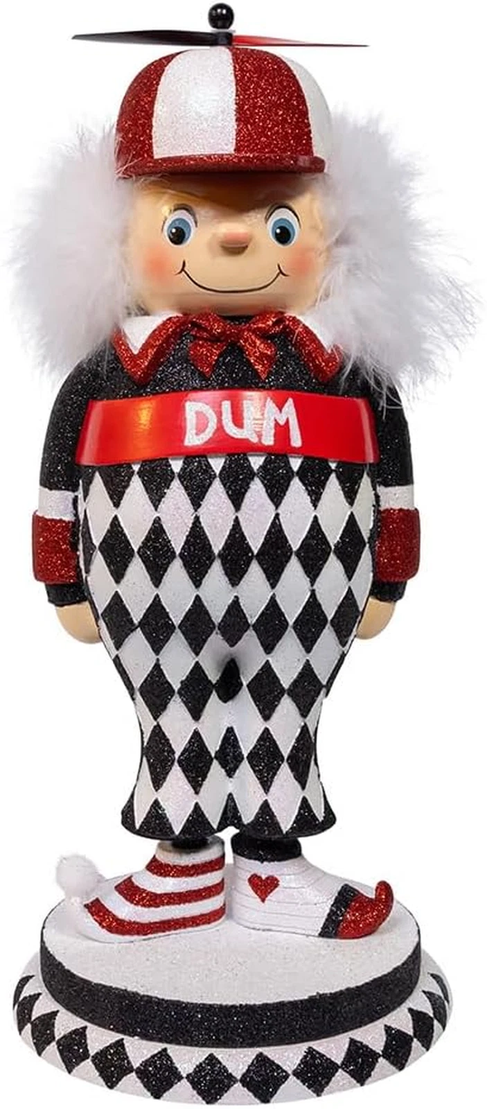 Kurt Adler 14.5" Tweedle Dum Nutcracker - Charming Holiday Decor