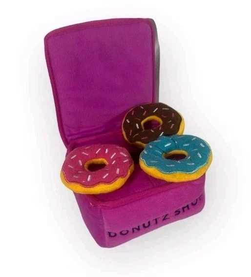 ZIPPYPAWs коробка пончиков норы собака игрушка новый с Ярлыками!! Жевательная игрушка упаковка 2 шт. - Изображение 3 из 3