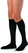 JOBST forMen Dress Socks. Over Calf, CT, 20-30mmHg (Black) Small