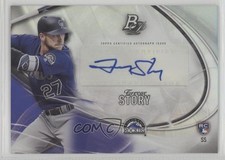 2016 Bowman Platinum Rookie/Veterans Trevor Story #PA-TS Auto 0r4