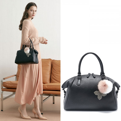 Esquire [Direct Management] Esquire Women's Champagne Soft Tote Bag EHBFHB741BK
