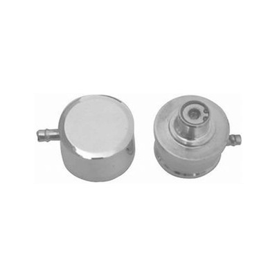 RPC Crankcase Breather Cap R6000; Round Polished Aluminum, w/PCV, Vent ...