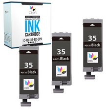 3PK Replacement PGI-35 Ink Cartridge for Canon PIXMA iP100 iP110 mini320 mini360