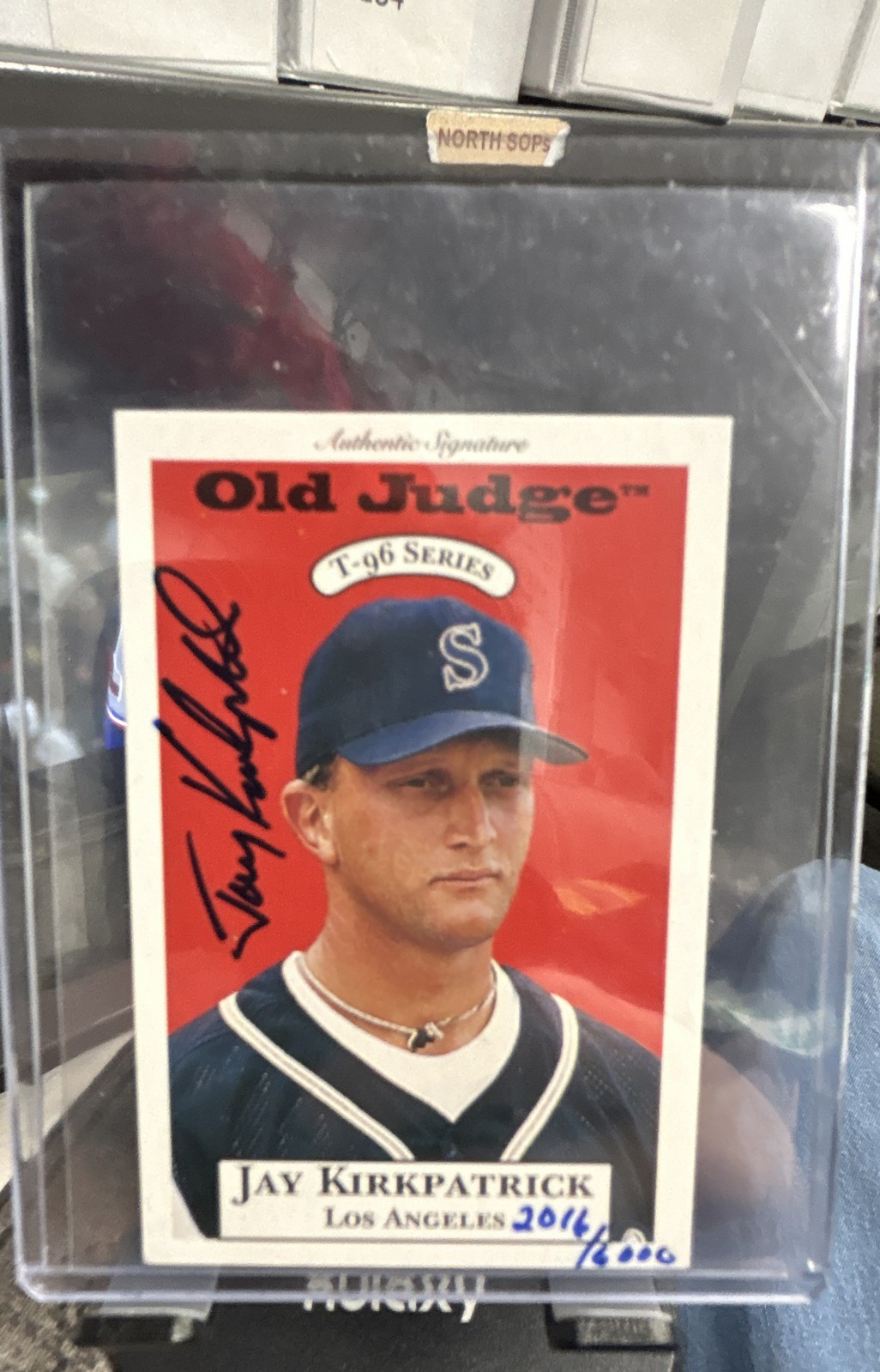 1996 Signature Rookies Old Judge - T-96 Minis Jay Kirkpatrick #15 Signatures...