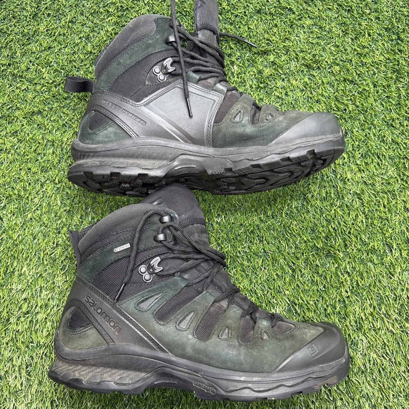 Stivali da trekking Salomon Quest 4d GTX uomo 14 verde nero forze 2 Goretex