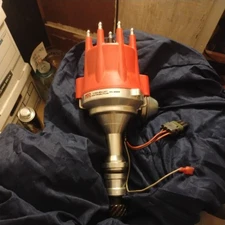 Msd Ignition pro-billet pn 8529 Ready-To-Run Distributor Iron Gear never used