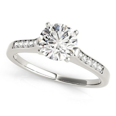 Solitär-Verlobungsring 950 Platin Lab Grown runder Diamant DE/VS 2,50ct